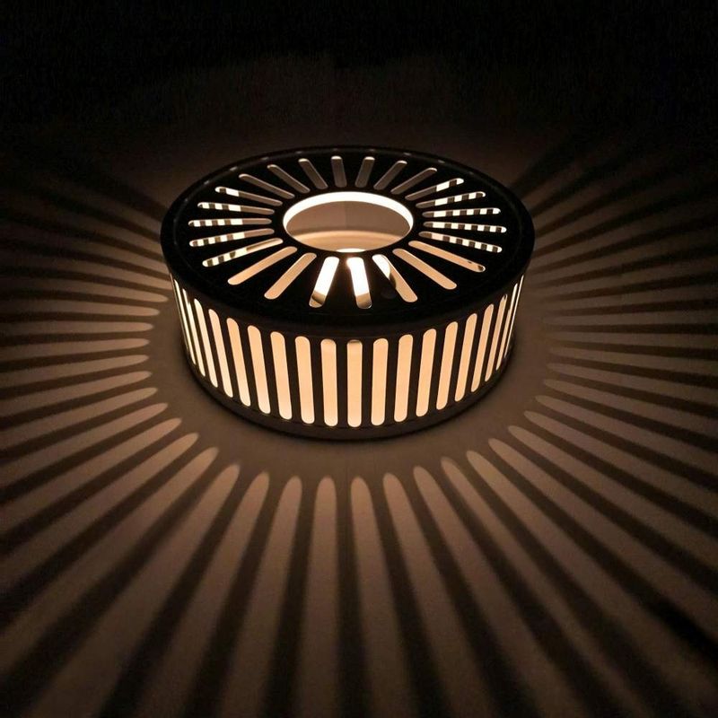Casa si Gradina - Bucatarie si vesela - Vase pentru gatit - Accesorii ceai - Suport incalzire ceainic Creano Stripes, alb, din inox, cu suport pentru lumanare - Infinity.ro