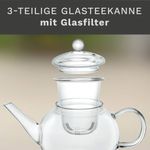 Casa si Gradina - Bucatarie si vesela - Vase pentru gatit - Ceainice si infuzoare - Ceainic din sticla Creano, 0,8 L, cu infuzor din sticla si capac, pentru ceai vrac - Infinity.ro