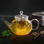 Casa si Gradina - Bucatarie si vesela - Vase pentru gatit - Ceainice si infuzoare - Ceainic din sticla Creano, 0,8 L, cu infuzor din sticla si capac, pentru ceai vrac - Infinity.ro