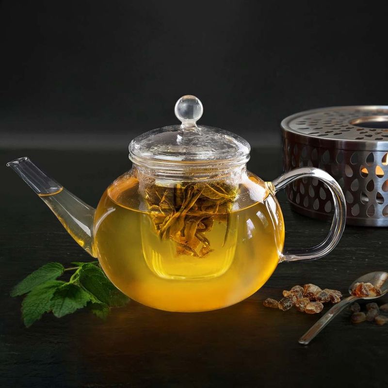 Casa si Gradina - Bucatarie si vesela - Vase pentru gatit - Ceainice si infuzoare - Ceainic din sticla Creano, 0,8 L, cu infuzor din sticla si capac, pentru ceai vrac - Infinity.ro