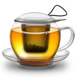 Casa si Gradina - Bucatarie si vesela - Vase pentru gatit - Ceainice si infuzoare - Cana pentru ceai Creano Jumbo, 450 ml, sticla borosilicata, cu maner - Infinity.ro