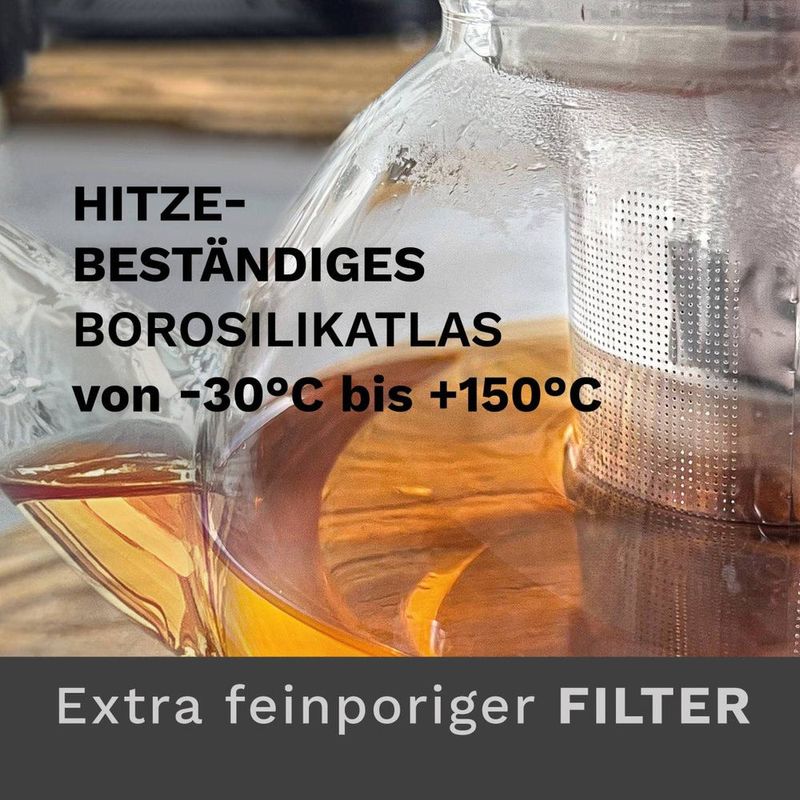 Casa si Gradina - Bucatarie si vesela - Vase pentru gatit - Ceainice si infuzoare - Ceainic din sticla Creano All-in-One, 0,8 L, cu infuzor din inox si capac, anti-picurare - Infinity.ro