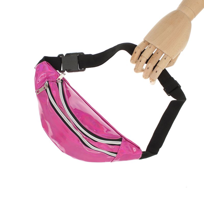 Fashion, accesorii si bijuterii - Femei - Accesorii femei - Genti si rucsacuri femei - Borseta, din material sintetic, ButicCochet, 30 x 12 cm, 2 compartimente, Fucsia - BRS536 - Infinity.ro