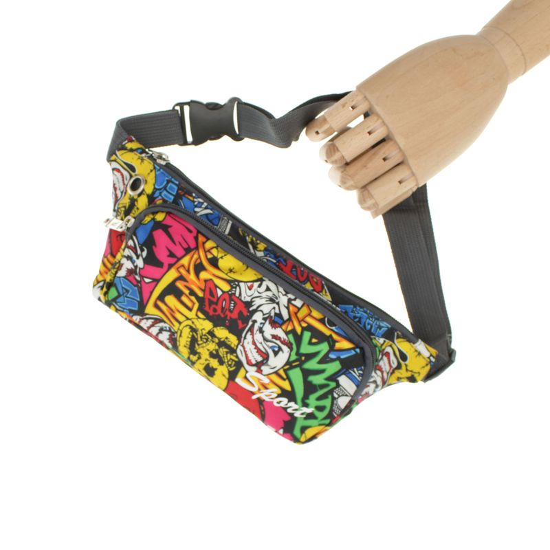 Fashion, accesorii si bijuterii - Femei - Accesorii femei - Genti si rucsacuri femei - Borseta, din material sintetic, ButicCochet, 23 x 11 cm, 2 compartimente, Multicolor - BRS506 - Infinity.ro