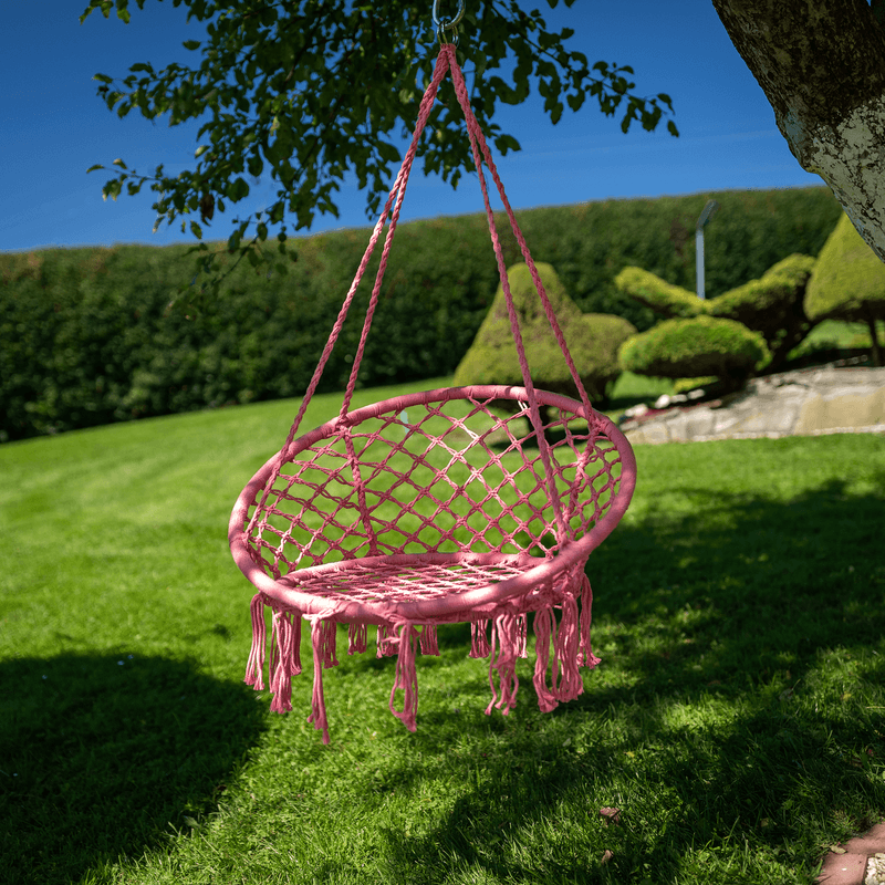 Casa si Gradina - Gradina si terasa - Mobilier exterior - Scaune si sezlonguri gradina - Scaun suspendabil, roz, AMADO 2 NEW - Infinity.ro