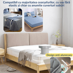 Casa si Gradina - Textile si covoare - Lenjerii de pat - Cearceafuri de pat - Set 4 suporturi pentru cearsaf, clips prindere pentru saltea, antialunecare, pentru cearsaf simplu sau cu elastic, gri - Infinity.ro