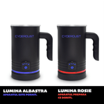 Electronice si Electrocasnice - Electrocasnice bucatarie - Preparare bauturi - Spumator de lapte 4in1 CYBERDUST, Spuma calda/rece, Lapte vegetal,Matcha,Latte,Cappuccino,Machiatto,Mocha,140/160/430ml - Infinity.ro