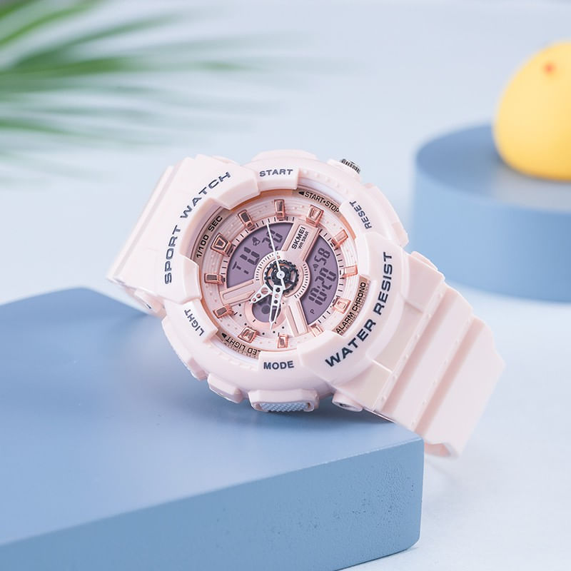 Fashion, accesorii si bijuterii - Copii - Accesorii copii - Bijuterii si ceasuri copii - Ceas copii Skmei Dual Time Sport Casual - Infinity.ro