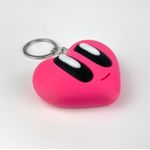 Fashion, accesorii si bijuterii - Femei - Accesorii femei - Alte accesorii femei - Breloc Inima, Ziua Indragostitilor, Plastic, 3D, Roz - Infinity.ro