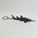 Fashion, accesorii si bijuterii - Femei - Accesorii femei - Alte accesorii femei - Breloc Peste Fierastrau / Sawfish 3D, Flexibil, 10cm - Infinity.ro