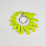 Fashion, accesorii si bijuterii - Femei - Accesorii femei - Alte accesorii femei - Breloc Tipar Electric 3D, Plastic, Verde Neon, Flexibil, 16cm - Infinity.ro