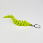 Fashion, accesorii si bijuterii - Femei - Accesorii femei - Alte accesorii femei - Breloc Tipar Electric 3D, Plastic, Verde Neon, Flexibil, 16cm - Infinity.ro