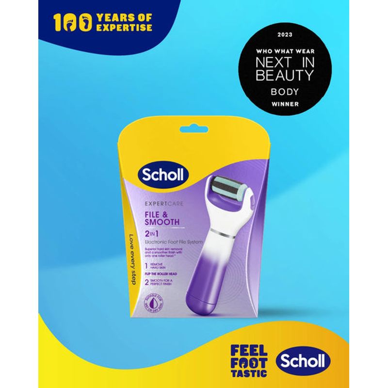 Ingrijire personala si Cosmetice - Manichiura si pedichiura - Pile cosmetice - Pila Electrica 2 in 1 Scholl Purple - Infinity.ro