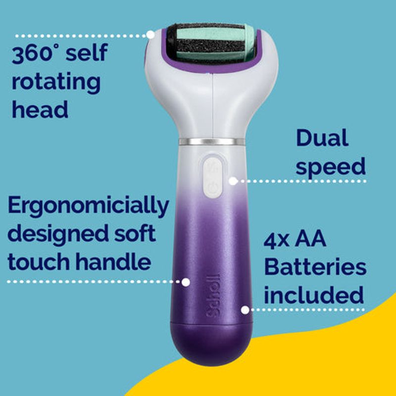Ingrijire personala si Cosmetice - Manichiura si pedichiura - Pile cosmetice - Pila Electrica 2 in 1 Scholl Purple - Infinity.ro