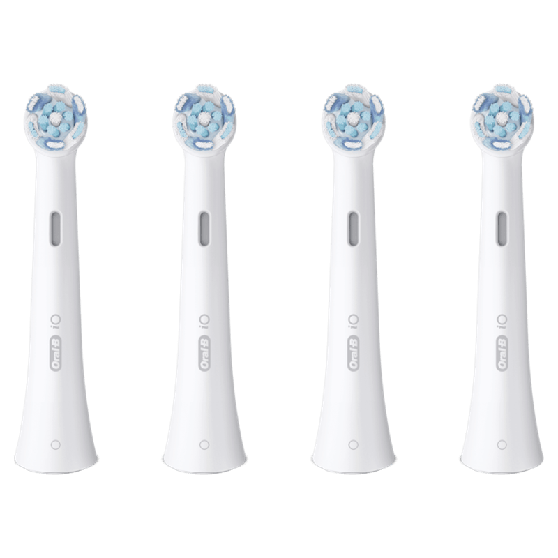 Ingrijire personala si Cosmetice - Igiena dentara - Rezerve si accesorii - Rezerve periuta de dinti electrica Oral-B iO Ultimate Clean, compatibile doar cu seria iO, 4 buc, Alb - Infinity.ro