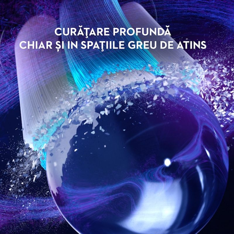 Ingrijire personala si Cosmetice - Igiena dentara - Rezerve si accesorii - Rezerve periuta de dinti electrica Oral-B iO Ultimate Clean, compatibile doar cu seria iO, 4 buc, Alb - Infinity.ro
