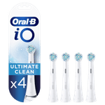 Ingrijire personala si Cosmetice - Igiena dentara - Rezerve si accesorii - Rezerve periuta de dinti electrica Oral-B iO Ultimate Clean, compatibile doar cu seria iO, 4 buc, Alb - Infinity.ro