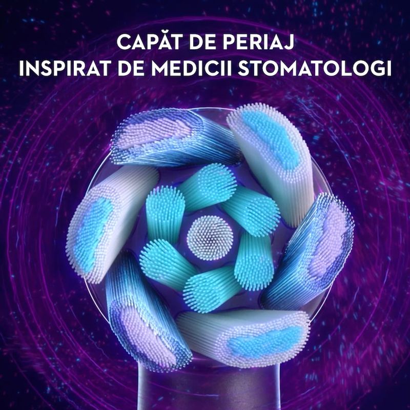 Ingrijire personala si Cosmetice - Igiena dentara - Rezerve si accesorii - Rezerve periuta de dinti electrica Oral-B iO Ultimate Clean, compatibile doar cu seria iO, 4 buc, Alb - Infinity.ro