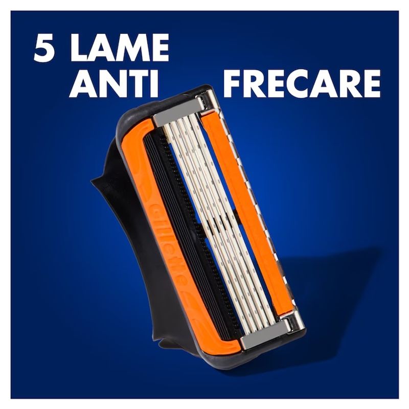 Ingrijire personala si Cosmetice - Aparate & accesorii ingrijire personala - Aparate de ras si tuns - Accesorii aparate de ras - Rezerve aparat de ras Gillette Fusion ProGlide Power, 8 buc - Infinity.ro