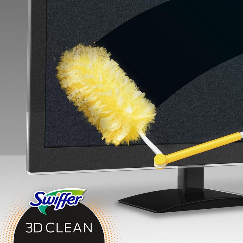 Market - Curatenie si intretinere casa - Produse menaj - Accesorii curatenie - Rezerve pamatuf pentru curatarea prafului Swiffer Duster 3D Clean, 10 bucati - Infinity.ro