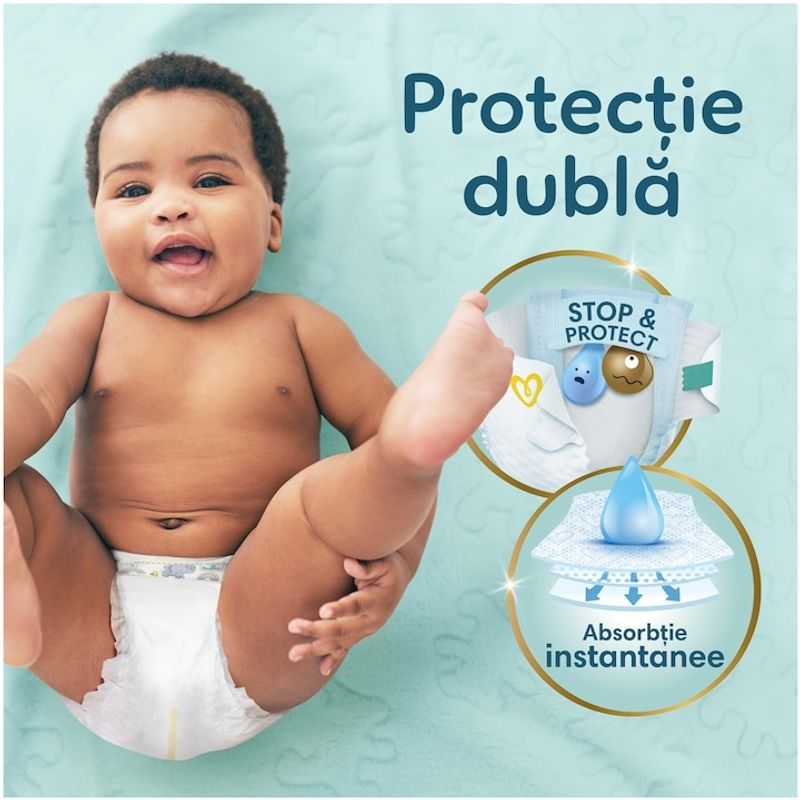 Jucarii, Copii si Bebe - Scutece si consumabile copii - Scutece si chilotei - Scutece - Scutece Pampers Premium Care, Marimea 3, 6-10kg, 50 buc - Infinity.ro