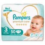 Jucarii, Copii si Bebe - Scutece si consumabile copii - Scutece si chilotei - Scutece - Scutece Pampers Premium Care, Marimea 3, 6-10kg, 50 buc - Infinity.ro