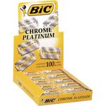 Ingrijire personala si Cosmetice - Aparate & accesorii ingrijire personala - Aparate de ras si tuns - Accesorii aparate de ras - Set 100 rezerve, lame pentru aparat de ras BIC Chrome Platinum, 5 x 20buc - Infinity.ro