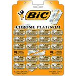 Ingrijire personala si Cosmetice - Aparate & accesorii ingrijire personala - Aparate de ras si tuns - Accesorii aparate de ras - Set 100 rezerve, lame pentru aparat de ras BIC Chrome Platinum, 5 x 20buc - Infinity.ro
