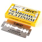 Ingrijire personala si Cosmetice - Aparate & accesorii ingrijire personala - Aparate de ras si tuns - Accesorii aparate de ras - Set 100 rezerve, lame pentru aparat de ras BIC Chrome Platinum, 5 x 20buc - Infinity.ro
