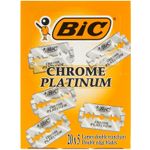 Ingrijire personala si Cosmetice - Aparate & accesorii ingrijire personala - Aparate de ras si tuns - Accesorii aparate de ras - Set 100 rezerve, lame pentru aparat de ras BIC Chrome Platinum, 5 x 20buc - Infinity.ro
