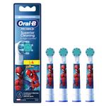 Ingrijire personala si Cosmetice - Igiena dentara - Rezerve si accesorii - Rezerve periuta de dinti electrica pentru copii Oral-B Pro Kids Spiderman, 4 buc - Infinity.ro