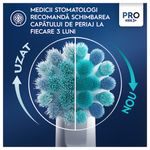 Ingrijire personala si Cosmetice - Igiena dentara - Rezerve si accesorii - Rezerve periuta de dinti electrica pentru copii Oral-B Pro Kids Spiderman, 4 buc - Infinity.ro