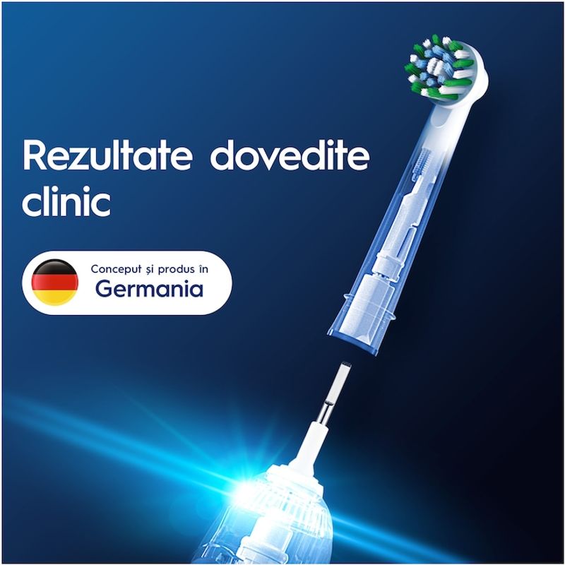 Ingrijire personala si Cosmetice - Igiena dentara - Rezerve si accesorii - Rezerve periuta de dinti electrica Oral-B Pro Cross Action, 12 buc - Infinity.ro