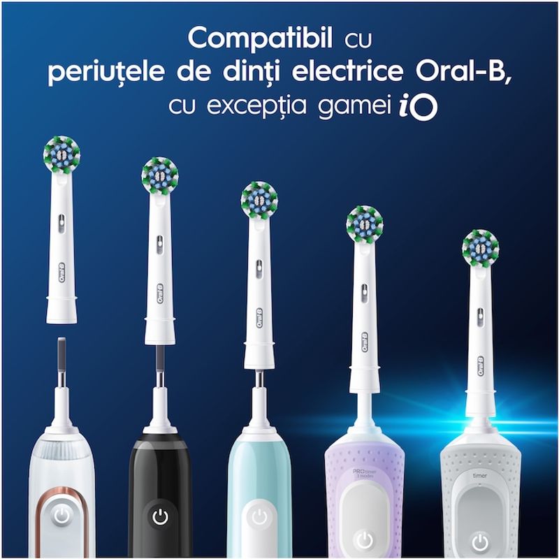 Ingrijire personala si Cosmetice - Igiena dentara - Rezerve si accesorii - Rezerve periuta de dinti electrica Oral-B Pro Cross Action, 12 buc - Infinity.ro