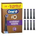 Ingrijire personala si Cosmetice - Igiena dentara - Rezerve si accesorii - Rezerve periuta de dinti Oral-B iO Radiant White, compatibile doar cu seria iO, Negru, 8 buc - Infinity.ro