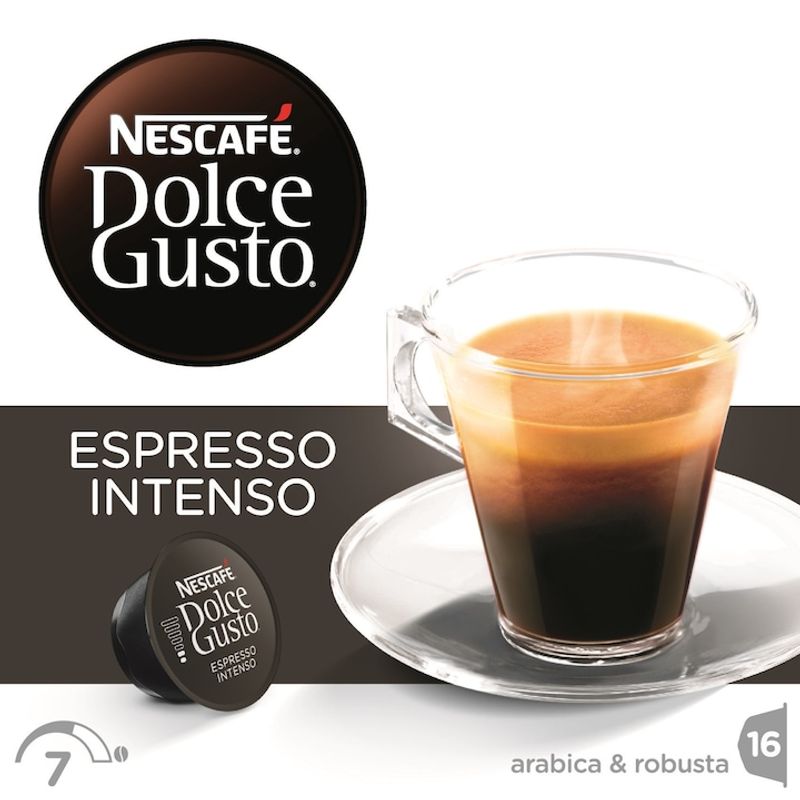 Market - Cafea si ceaiuri - Cafea - Capsule si paduri cafea - Set 3 x Cafea capsule, Nescafe Dolce Gusto, Espresso Intenso, 48 buc, 336 g - Infinity.ro