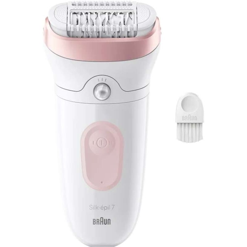 Ingrijire personala si Cosmetice - Aparate & accesorii ingrijire personala - Epilatoare si accesorii - Epilatoare - Epilator, Braun, Silk-epil 7 7-000, Alb - Infinity.ro