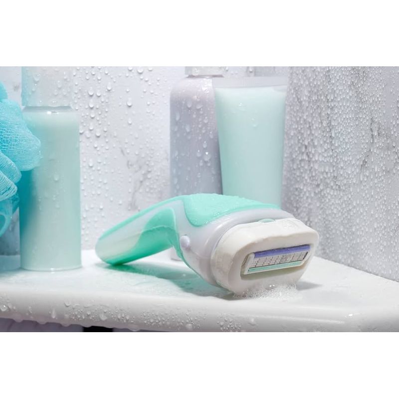 Ingrijire personala si Cosmetice - Aparate & accesorii ingrijire personala - Aparate de ras si tuns - Aparate de ras clasice - Set aparat de ras si epilat, Wilkinson Intuition Sensitive Care Aloe, Femei, 5 rezerve incluse - Infinity.ro