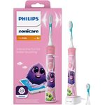 Ingrijire personala si Cosmetice - Igiena dentara - Periute de dinti electrice - Periuta de dinti electrica pentru copii Philips Sonicare HX6352/42, conectare aplicatie Philips Sonicare for Kids, roz - Infinity.ro