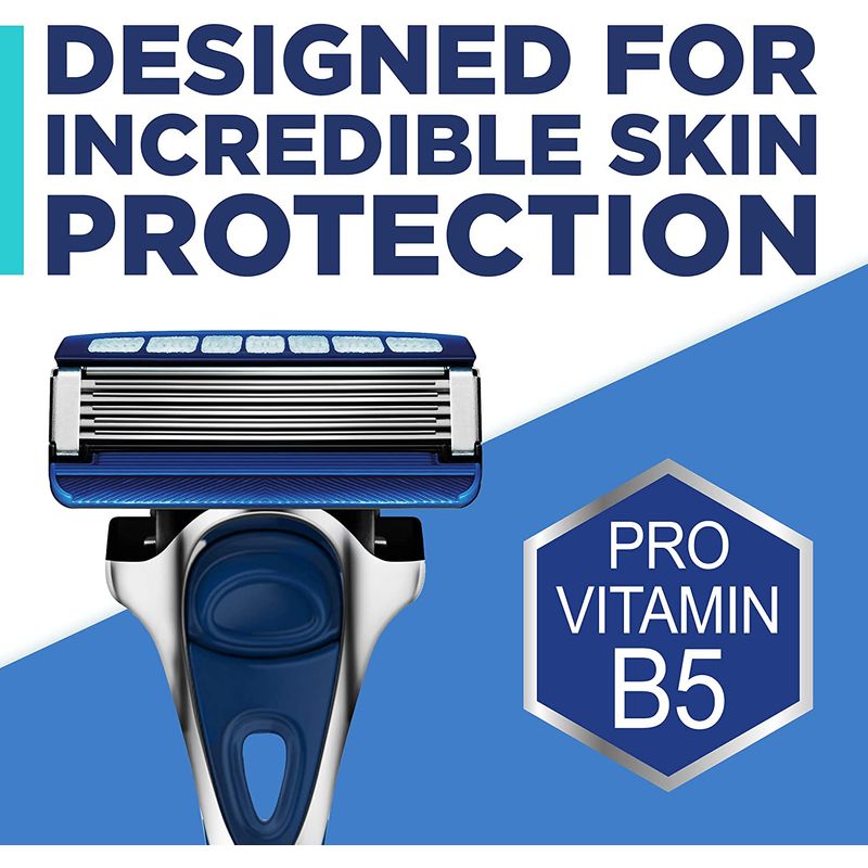 Ingrijire personala si Cosmetice - Aparate & accesorii ingrijire personala - Aparate de ras si tuns - Accesorii aparate de ras - Set Rezerve aparat de ras Wilkinson Sword Hydro 5 Skin Protection Regular cu Vitamina B5, barbati, 8 buc - Infinity.ro