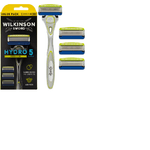 Ingrijire personala si Cosmetice - Aparate & accesorii ingrijire personala - Aparate de ras si tuns - Aparate de ras clasice - Aparat de ras clasic, Wilkinson, Hydro 5 Skin Protection Sensitive, cu vitamina E, 1 bucata + 4 lame - Infinity.ro