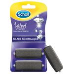 Ingrijire personala si Cosmetice - Aparate & accesorii ingrijire personala - Aparate cosmetice - Aparate intretinere si ingrijire corporala - Set 2 rezerve pila electrica Scholl Velvet Smooth Wet & Dry cu cristale de diamant, Granulatie ridicata, Gri - Infinity.ro