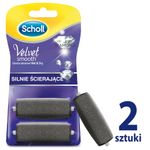 Ingrijire personala si Cosmetice - Aparate & accesorii ingrijire personala - Aparate cosmetice - Aparate intretinere si ingrijire corporala - Set 2 rezerve pila electrica Scholl Velvet Smooth Wet & Dry cu cristale de diamant, Granulatie ridicata, Gri - Infinity.ro