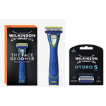 Ingrijire personala si Cosmetice - Aparate & accesorii ingrijire personala - Aparate de ras si tuns - Aparate de ras electrice - Set Aparat de Tuns 4 in 1 Wilkinson Hydro5 Groomer si Aparat de Ras, + 9 rezerve - Infinity.ro