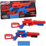 Jucarii, Copii si Bebe - Jucarii si jocuri - Jucarii de rol - Arme de jucarie - Set 2 blastere Nerf Alpha Strike - Lynx SD-1, 12 proiectile - Infinity.ro