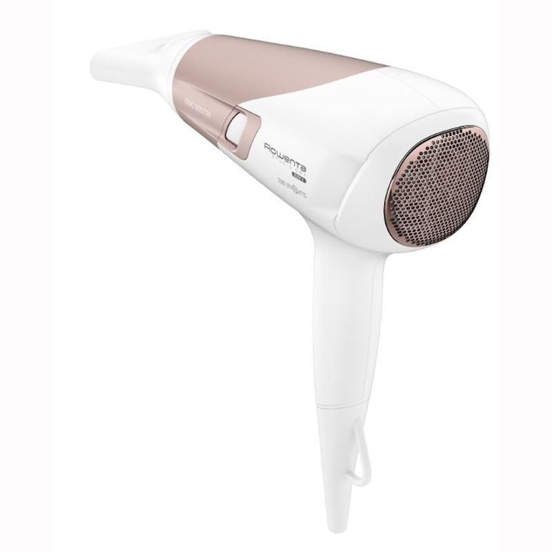 Ingrijire personala si Cosmetice - Aparate & accesorii ingrijire personala - Hair styling - Uscatoare de par - Uscator de par ROWENTA Studio Dry Glow CV5830F0, 2300W, 6 trepte viteza, tehnologie Thermo Control, alb - Infinity.ro