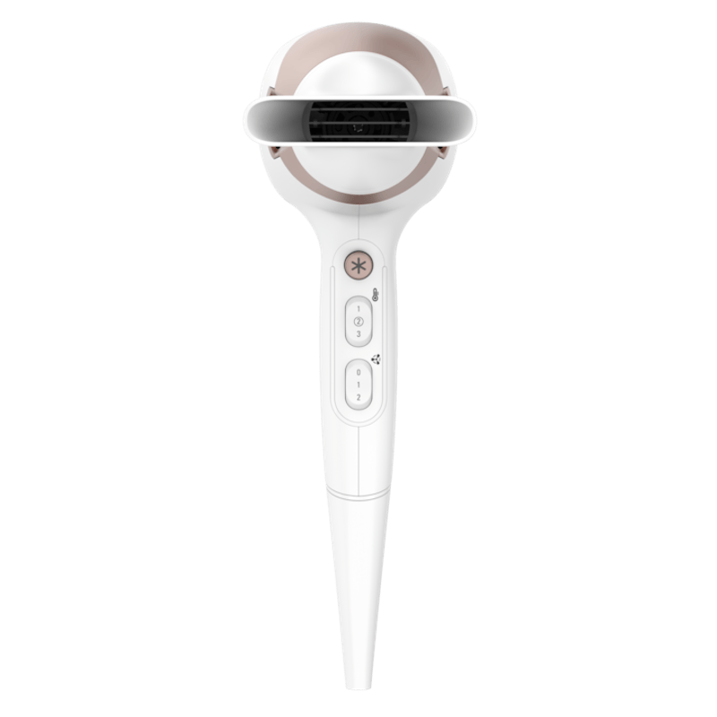 Ingrijire personala si Cosmetice - Aparate & accesorii ingrijire personala - Hair styling - Uscatoare de par - Uscator de par ROWENTA Studio Dry Glow CV5830F0, 2300W, 6 trepte viteza, tehnologie Thermo Control, alb - Infinity.ro