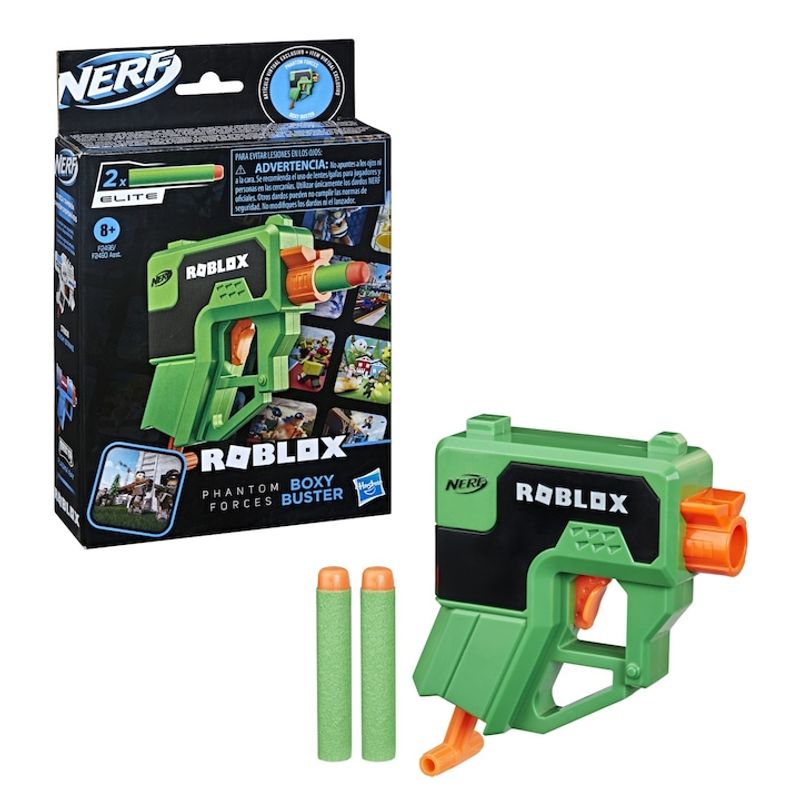 Jucarii, Copii si Bebe - Jucarii si jocuri - Jucarii de rol - Arme de jucarie - Blaster Nerf Roblox - MicroShots, Phantom Forces Boxy Buster - Infinity.ro