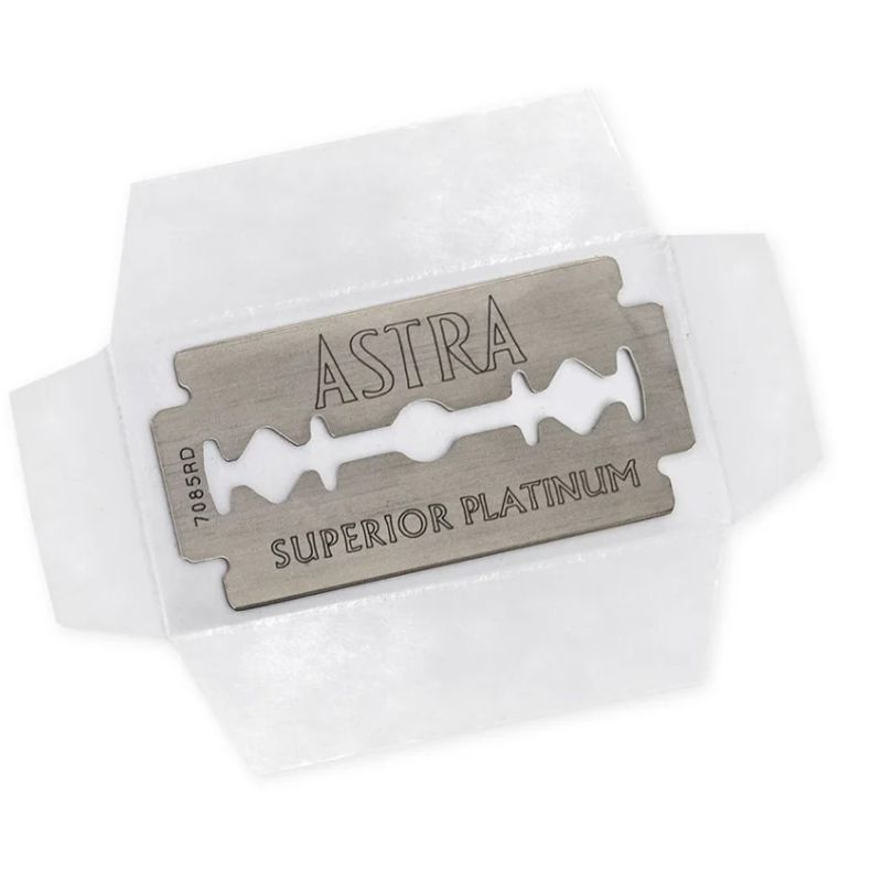Ingrijire personala si Cosmetice - Aparate & accesorii ingrijire personala - Aparate de ras si tuns - Accesorii aparate de ras - Rezerve lame de barbierit Astra Superior Platinum - set 100 buc - Infinity.ro