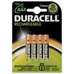 Casa si Gradina - Electrice - Accesorii electrice - Baterii, acumulatori si incarcatoare - Acumulatori Duracell AAAK4, R3, 750mAh, 4 buc - Infinity.ro